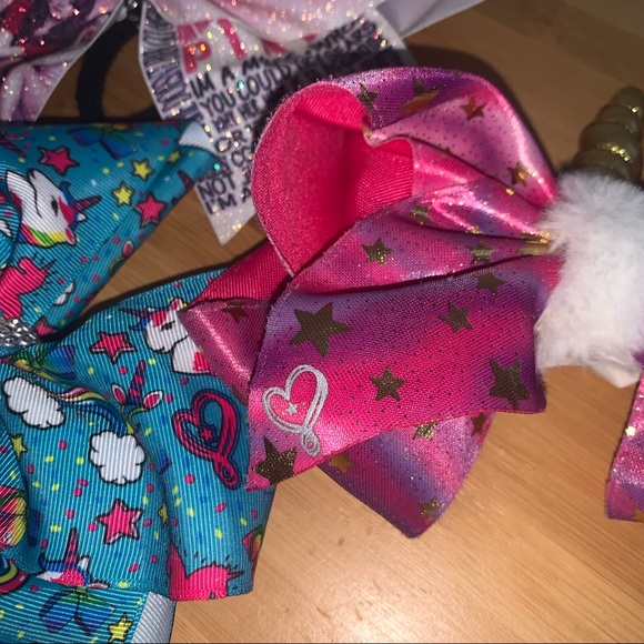 Hair Bows For Girls Lot of 3 (1-Mean Girls & 2-Jo Jo Siwa) - Picture 3 of 6
